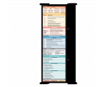 WhiteCoat Clipboard® Trifold - Blackout Medical Edition